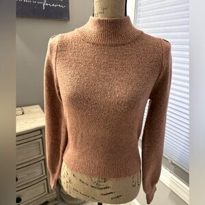 Beautiful sweater from Lulu’s online store. Size medium, color is mauve.
